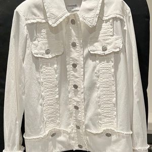 SOLD!!!!!    Chanel White Jacket